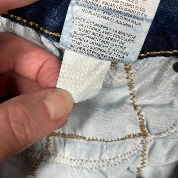 Find your Aura Jeans Womens 22 Avg Blue Med Wash High Rise Boot Cut Denim Rodeo - Picture 15 of 16